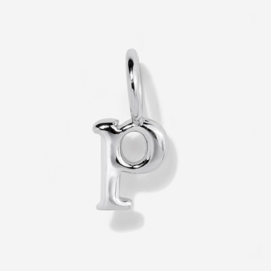 Initial Sterling Silver Charm by Little Sky Stone