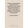 A Study Of Job Satisfaction Among Directors of Classified Personnel In Merit (Civil Service) Systems in California Public School Districts, County Off