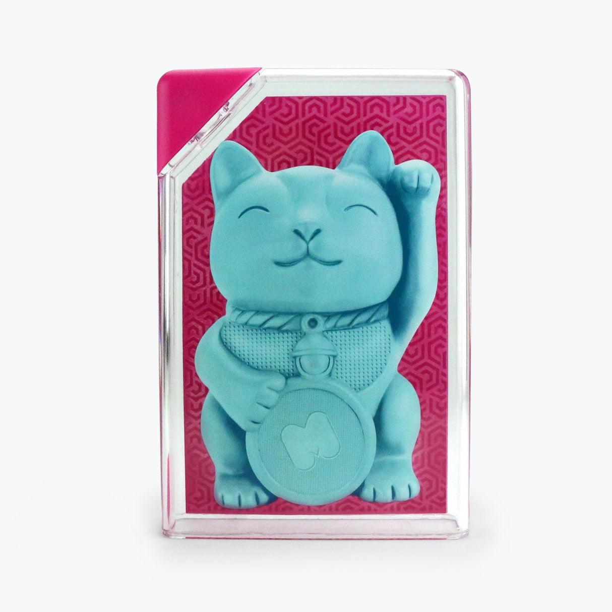 Lucky Cat Rectangular Water Bottle | Fits in Handbag by The Bullish Store