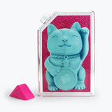 Lucky Cat Rectangular Water Bottle | Fits in Handbag by The Bullish Store