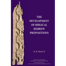 The Development of Biblical Hebrew Prepositions
