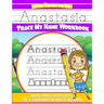 Anastasia Letter Tracing for Kids Trace my Name Workbook: Tracing Books for Kids ages 3 - 5 Pre-K & Kindergarten Practice Workbook
