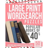 Large Print Wordsearches Puzzles Popular Books of the 40s: Giant Print Word Searches for Adults & Seniors