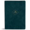 CSB Women's Study Bible, Peacock Leathertouch