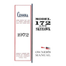 Cessna 1972 Model 172 and Skyhawk Owner's Manual