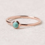 Genuine Malachite Silver, Gold or Rose Gold Ring by Tiny Rituals