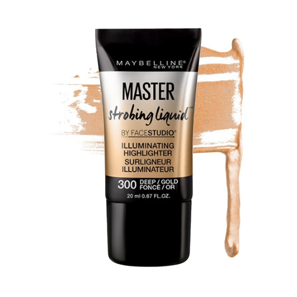 MAYBELLINE Facestudio Master Strobing Liquid Illuminating Highlighter - 300 Deep/Gold