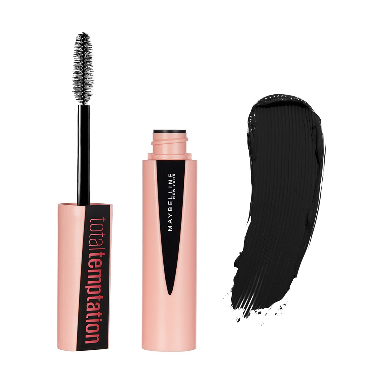 MAYBELLINE Total Temptation Washable Mascara - Blackest Black