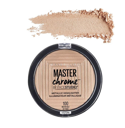 MAYBELLINE FaceStudio Master Chrome Metallic Highlighter - Molten Gold Or Fondu