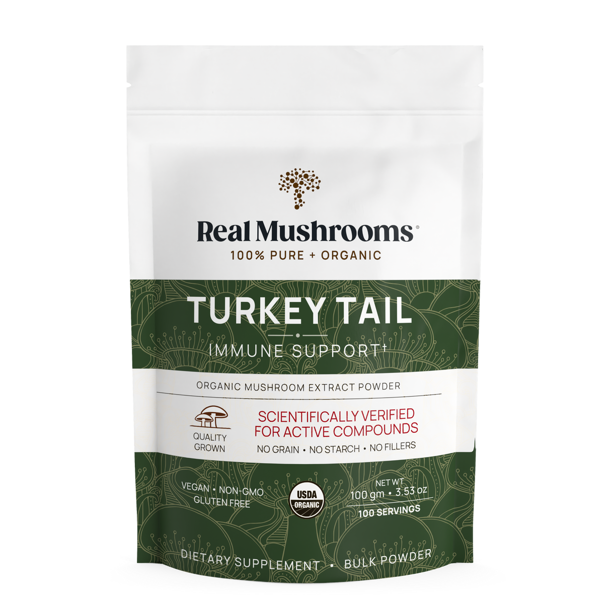 Turkey Tail Extract - Bulk Powder by Real Mushrooms