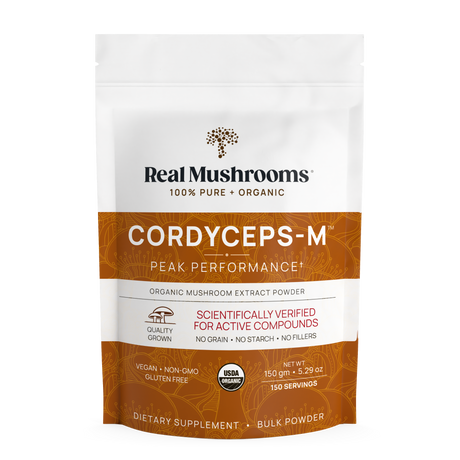 Organic Cordyceps Mushroom Extract Powder – Bulk Supplement by Real Mushrooms