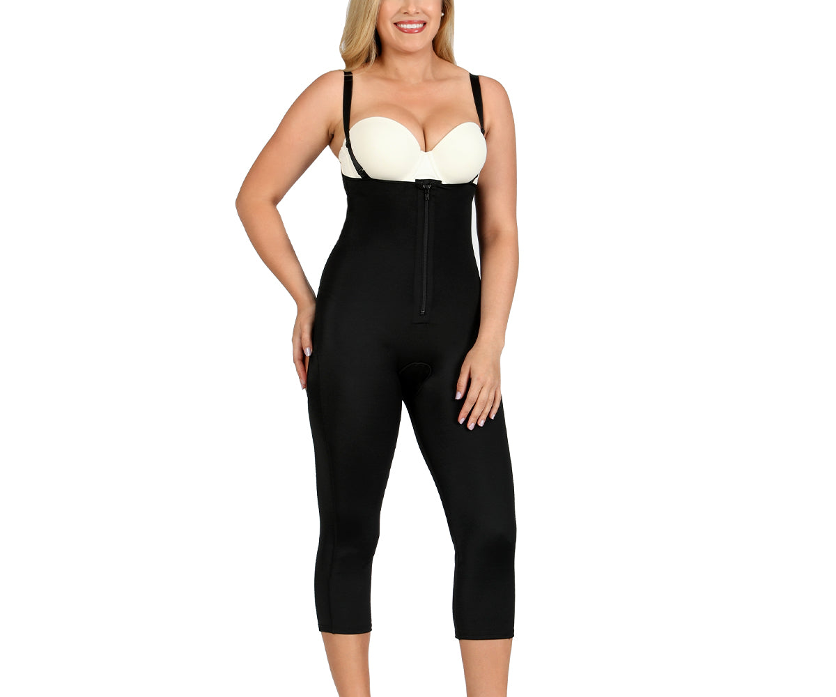 InstantRecoveryMD Under bust Pant Bodysuit w/front zip & Open Buttocks MD224 by InstantFigure INC