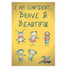 I Am Confident, Brave and Beautiful: a coloring book for girls 2020 and 2021