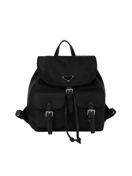 Double pocket utility backpack by hfstylish