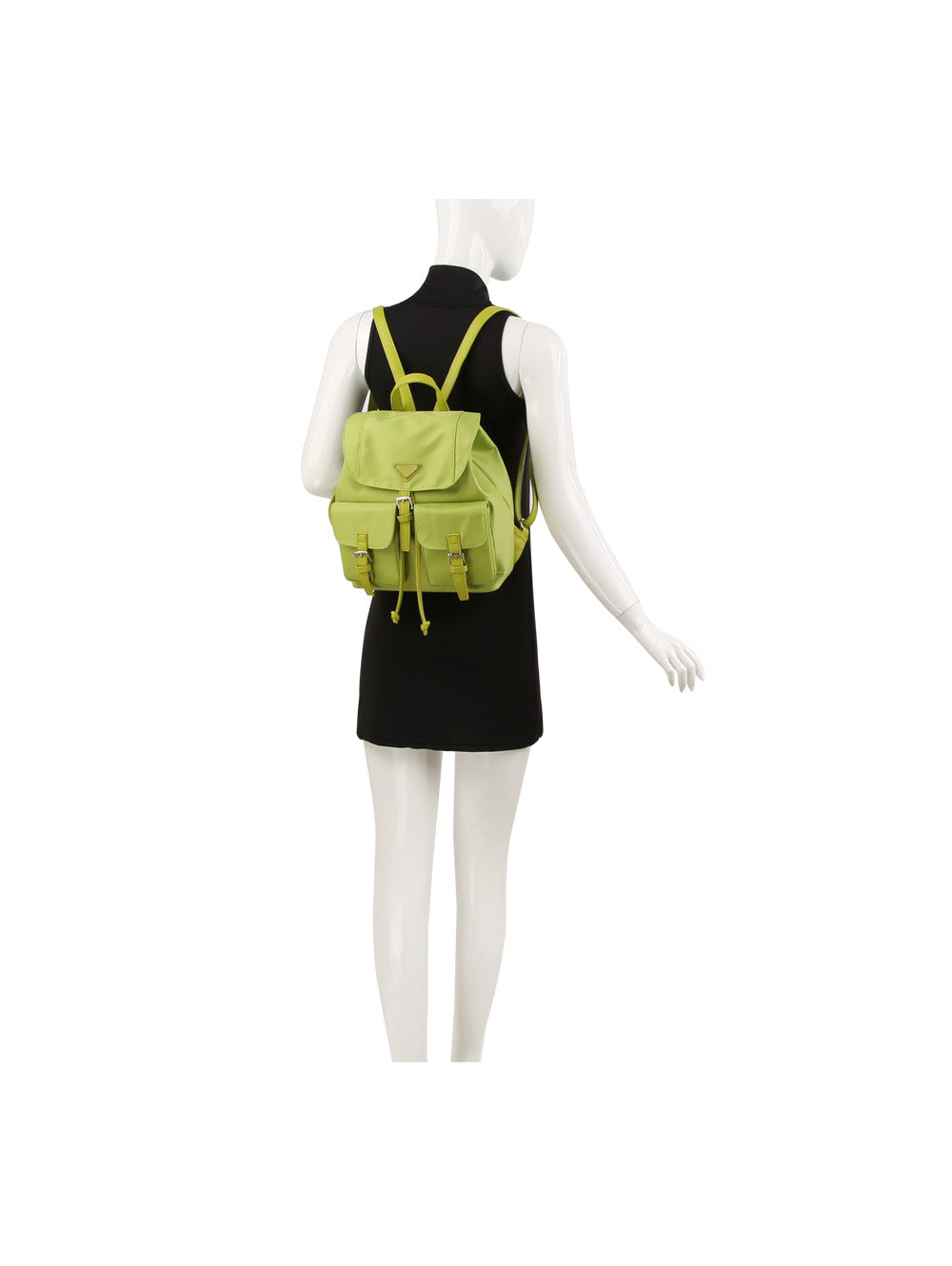 Double pocket utility backpack by hfstylish