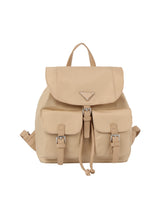 Double pocket utility backpack by hfstylish