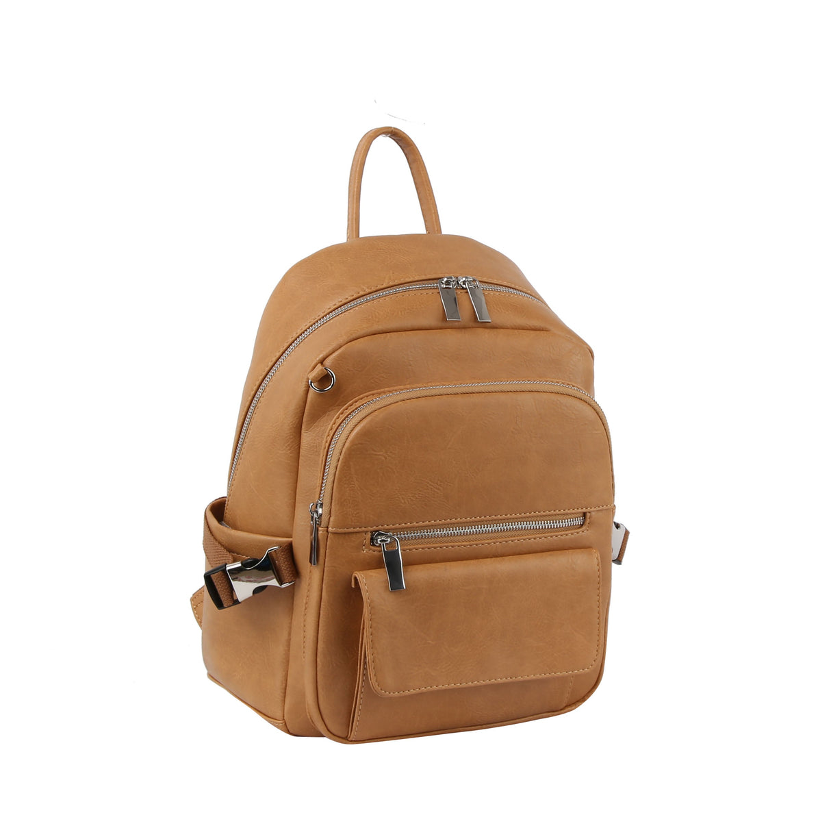 Snap buckle detailed back pack by hfstylish