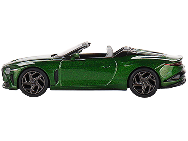 Bentley Mulliner Bacalar Convertible Scarab Green Metallic Limited Edition to 1200 pieces Worldwide 1/64 Diecast Model Car by True Scale Miniatures