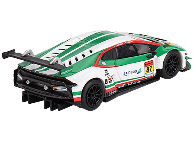 Lamborghini Huracan GT3 EVO #87 Kosuke Matsuura - Natsu Sakaguchi "Bamboo Airways - JLOC" "Super GT Series" (2022) Limited Edition 1/64 Diecast Model Car by True Scale Miniatures