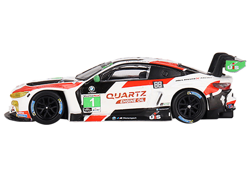 BMW M4 GT3 #1 Corey Lewis - Bryan Sellers - Madison Snow "Paul Miller Racing" IMSA GTD Winner "12 Hours of Sebring" (2023) Limited Edition to 3000 pieces Worldwide 1/64 Diecast Model Car by True Scale Miniatures