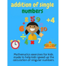 addition of single numbers: math for kids,4 years Grades 1 and 2 and 3, Addition 0-9 Flash Cards, Preschool to Kindergarten, Helping kindergarten