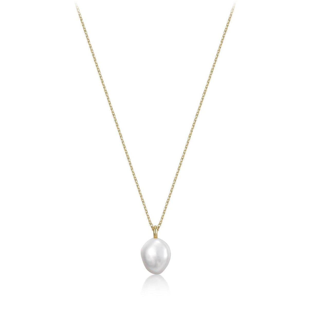 MINI PEARL PENDANT NECKLACE by eklexic jewelry