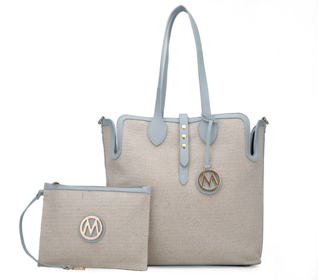 Juliana Tote Bag and Wristlet Set by MKF Collection by Mia K.