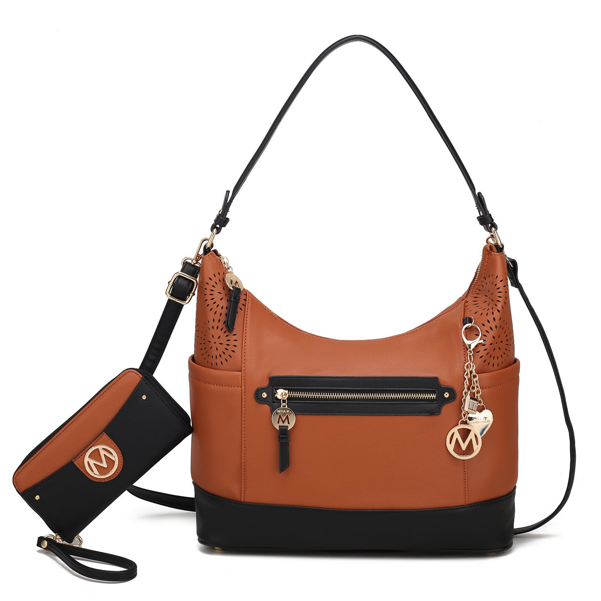 Charlotte Shoulder Bag With Matching Wallet by MKF Collection by Mia K.