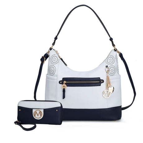 Charlotte Shoulder Bag With Matching Wallet by MKF Collection by Mia K.