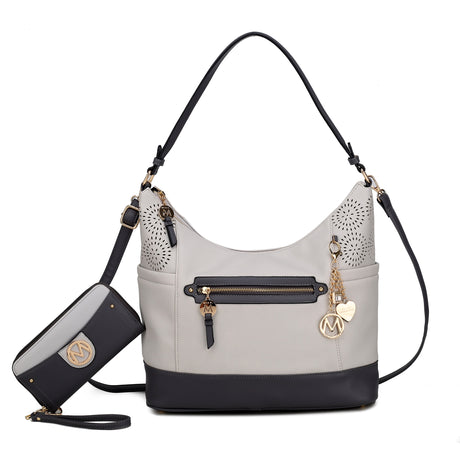 Charlotte Shoulder Bag With Matching Wallet by MKF Collection by Mia K.