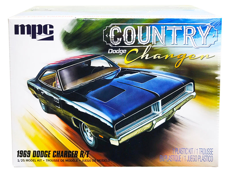 Skill 2 Model Kit 1969 Dodge Charger R/T "Country" 1/25 Scale Model by MPC