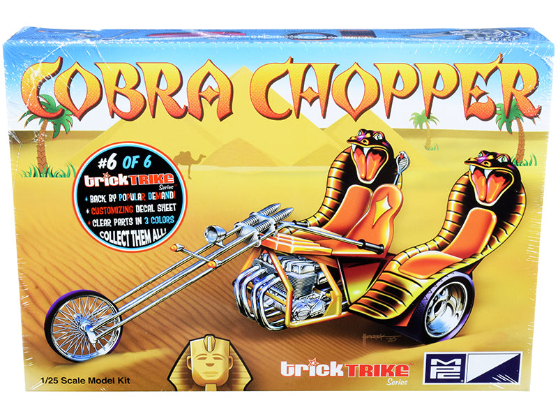 Skill 2 Model Kit Cobra Chopper "Trick Trikes" Series 1/25 Scale Model by MPC