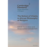 The Notion of Vitality in African Philosophy of Religion
