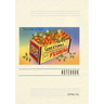 Vintage Lined Notebook Greetings from Florida, Orange Crate