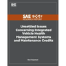 Unsettled Issues Concerning Integrated Vehicle Health Management Systems and Maintenance Credits