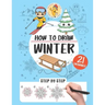 How to draw winter: 21 step-by-step drawings