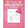 Scissors Skill activity workbook: My First Cutting practice activities book for kids Specializing In preschool, kindergarten - Toddler Fine Motor Scis