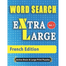 WORD SEARCH Extra Large - French Edition