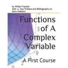Functions of A Complex Variable: A First Course