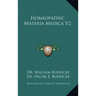 Homeopathic Materia Medica V2