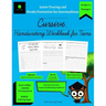 Cursive Handwriting Workbook for Teens: Letter Tracing and Stroke Formation for Intermediates: Improve the Quality of Your Cursive Penmanship with thi