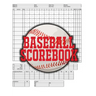 Baseball Scorebook: 100 Scoring Sheets For Baseball and Softball Games, Glover's Scorebooks, Large (8.5X 11)