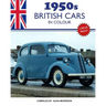 1950s British Cars in Colour: large print book for dementia patients