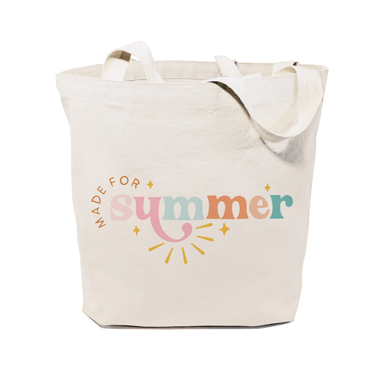 Made For Summer Cotton Canvas Tote Bag by The Cotton & Canvas Co.