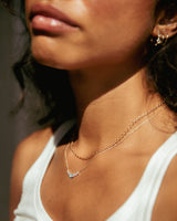 Malia Necklace Moonstone by Eight Five One Jewelry