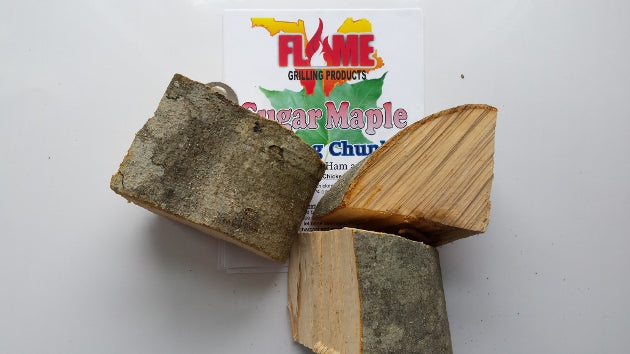 Bulk Maine Sugar Maple Grilling Chunks by Flame Grilling Products Inc