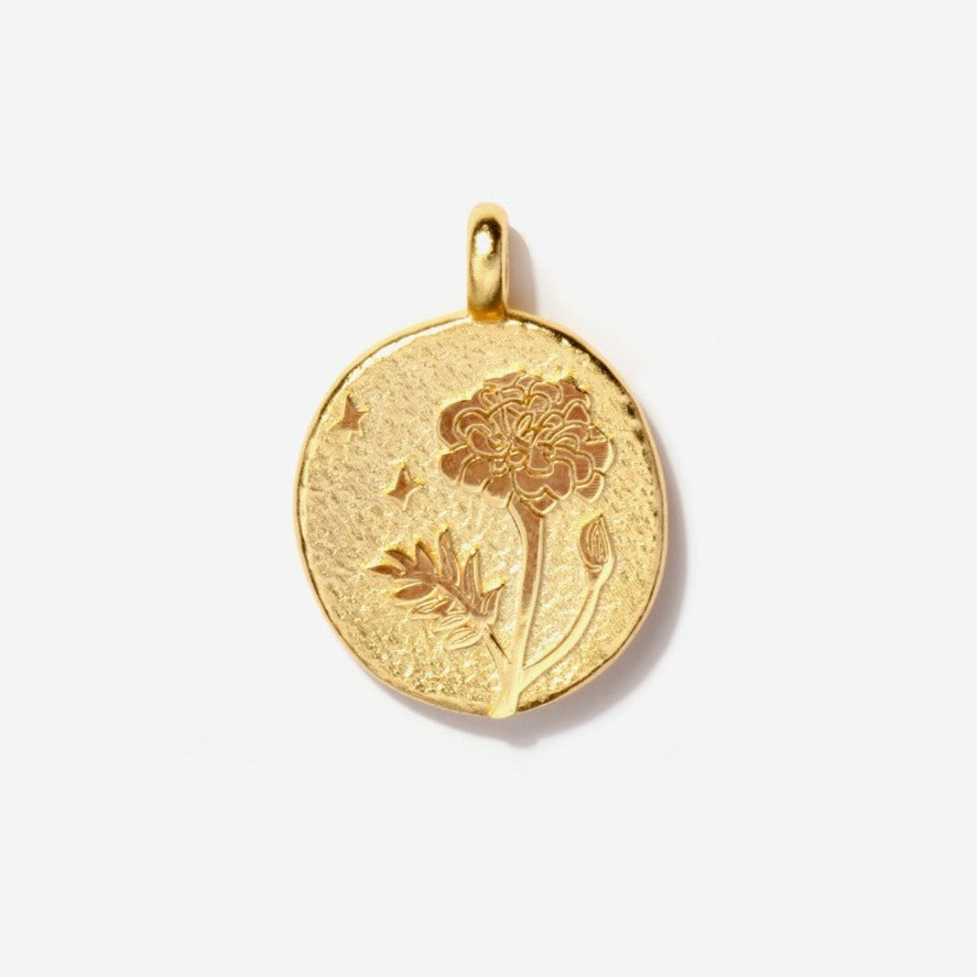 Birth Flower Charm by Little Sky Stone