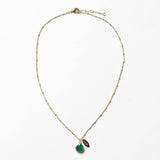 May Emerald Birthstone Necklace by Tiny Rituals