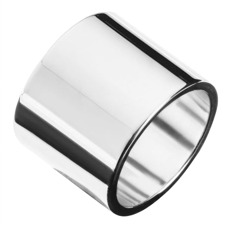 Men's Thick Flat Ring by eklexic jewelry