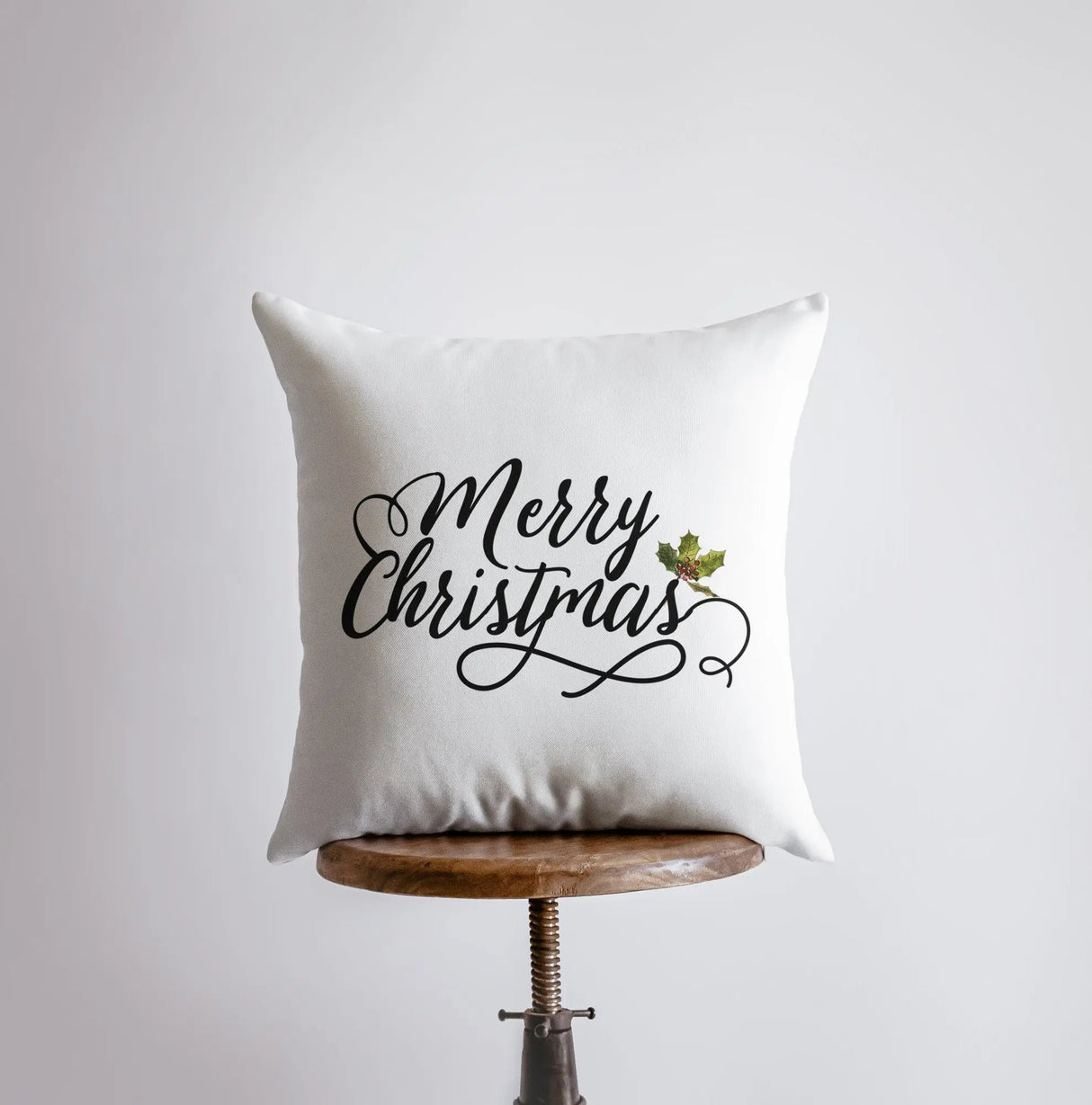 Merry Christmas | Mistletoe | Throw Pillow | Christmas Pillow | Home Decor | Christmas Pillow | Teacher Gift | New Home Gift | Grandma Gift | Mom Gift by UniikPillows